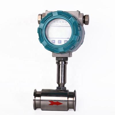 China Factory Directly Sales Stainless Steel Tri Flange Diesel Turbine Flow Meter Fuel Flow Meter For Generators for sale