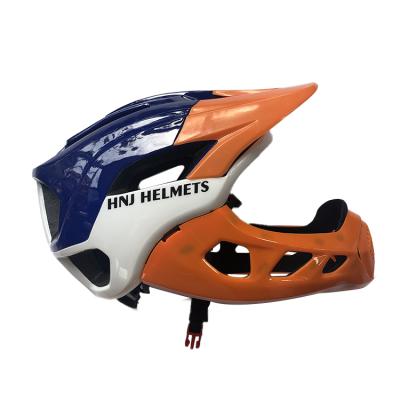 China Safety Bicycle Accessories Helemt Off Road Sport Motorcycle Bike Full Face Helmet MTB Bicycle Helmet Casco de bicicleta color for sale