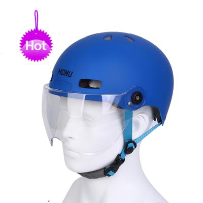 China Foldable ABS+PC Helmets Full Face Mtb Adults Electric Vehicle Electric Vehicle Helmet Cascos Para for sale