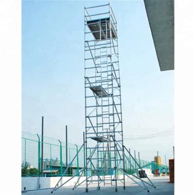 China Mobile Aluminum Building Construction Stair Scaffolding Tower System For Sale for sale