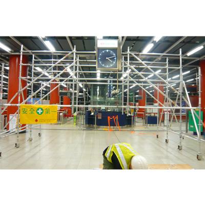 China Portable aluminum mobile building construction manufacturer cuplock scaffolding for station maintenance for sale