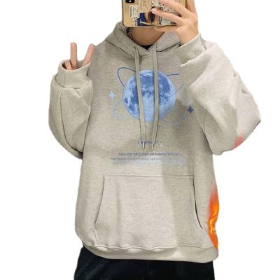 China Cotton windproof hoodies and sweatshirts 30% polyester plush hoodie men's new autumn and winter printed hoodie men for sale