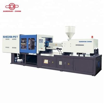 China Sanshun SHE258- Horizontal PET Preform Making Machine , Injection Molding Machine for sale