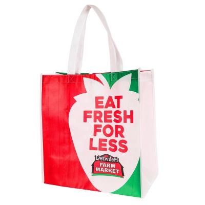 China Reusable High Quality Nonwoven Tote Bag Laminated Non Woven Non Woven Shopping Bag Customer For Market for sale