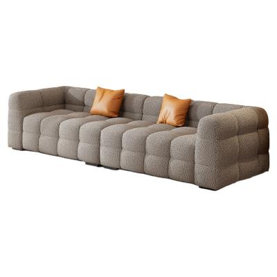 China Modern Sofas Sofa Bed Cloth Sofa Bed 8 Piece Cashmere Marshmallow Fast Sleeper Comfortable Living Room Couch Three Seat for sale