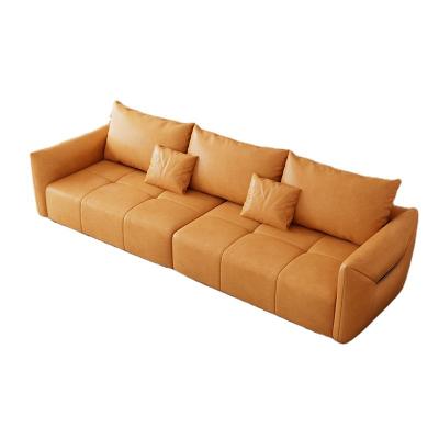 China Modular sofa bed Italianist cow horn design sofa living room combination sofa come bed with price for sale