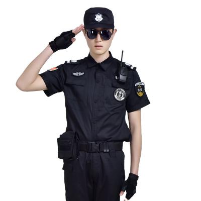 China Guard Summer Short Sleeve Security Guard Suit Uniform for sale