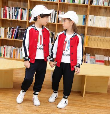 China School Elementary School Student Uniform Colors Bomber Style for sale