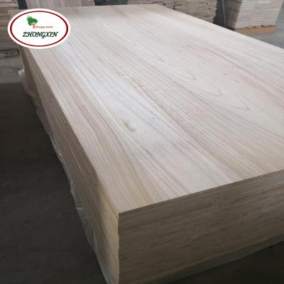 China Contemporary Wholesale AA Grade Paulownia Jointed Paulownia Wood Board Polished Heart Paulownia Panels for sale