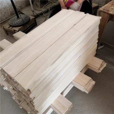 China Solid Paulownia Strip Paulownia Panels Modern Wood Lath Wood Paulownia Panels for sale