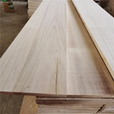 China Sanded Natural Paulownia Color Light Weight Lumber 4x8 Lumber Paulownia Wood for sale