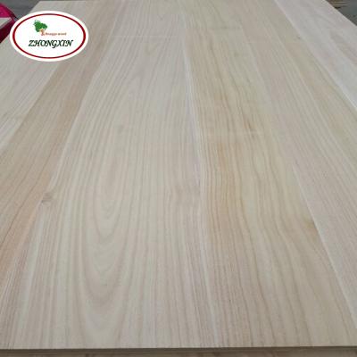 China Modern Hot Sale Paulownia Wood Panel Edge Glued Board By Paulownia Wood for sale