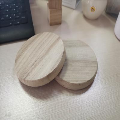 China Modern Paulownia Wood Boards Wooden Crafts Non Smell Light Round Boards Wooden Toys for sale