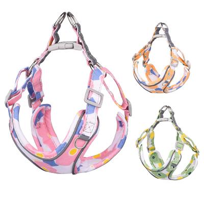 China Factory Supply Anti Lost Padded Cat Harness Cute Cat Outfit Cat Harness Leash Reflective Set and Leash for sale