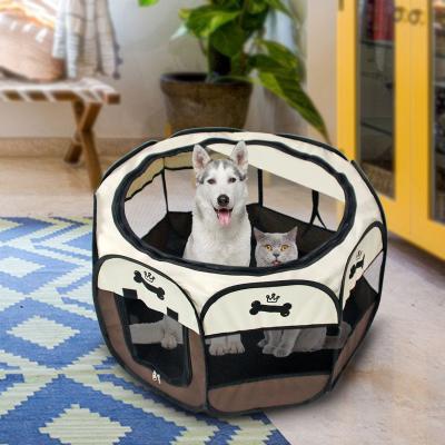 China Newcomer Outdoor Viable Oxford Cat Tent Cat Play Tent Foldable Durable Cat Cage Indoors for sale