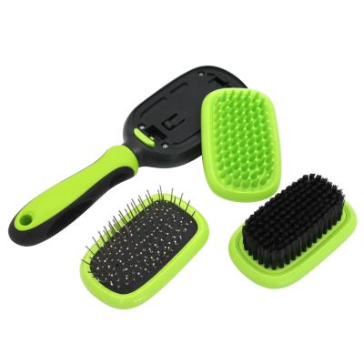 China Viable Pet Hair Remover Dog Accessories Dog Brush Cat Brush 6 in 1 Pet Grooming Kit for sale