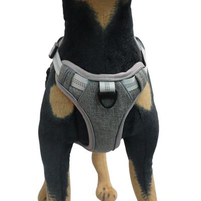 China 2021 Dog Summer K10 Harness Outdoor Comfortable Reflective Padded No Pull Dog Harness for sale