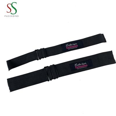 China Hot Sale Elastic Rubber Band For Wigs Custom Tag With 25mm Or 35mm Width for sale