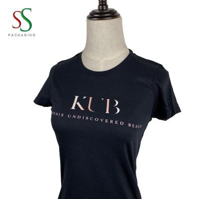 China Women's Regular High Quality T Shirts With Custom Logo Printed Logo T Shirts for sale