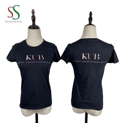 China SS Regular Hair Wrapping T Shirts With Logo Custom Logo Printed T Shirts for sale