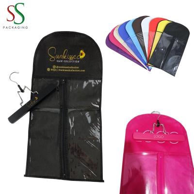 China Custom Personalized Customization Hair Extension Hair Storage Bag Hangers For Hair Bundle for sale