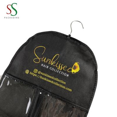 China Customization Hair Extension Wig Storage Bag Holder Hair Hanger and Personalized Storage Bag for sale