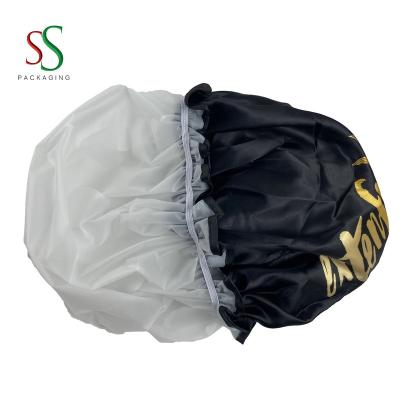 China Custom Picture Shower Cap Braids Waterproof Shower Cap for sale