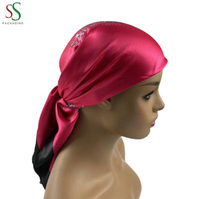 China Sleep Scarf Wholesale Supplier Custom Silk Hair Scarf for sale