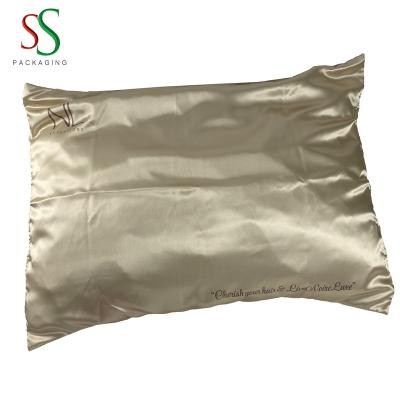 China Folded Good Selling Custom Pillow Case Soft Satin Material for sale