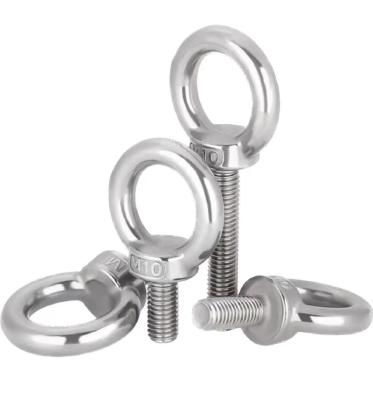 China Factory direct sales heavy industry 304 stainless steel lifting eyenuts Ring Nuts Hand Screwed for sale