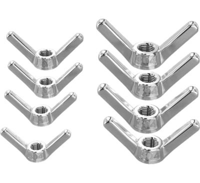 China Heavy Industry Stainless Steel 304 Wing Nuts Long Lug Casting Type M6 Long Toggle Wing Nuts For Automotive Industry for sale