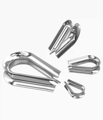 China Wire Rope Terminal Fittings 2mm SS304 Stainless Steel Wire Rope Rope Dice Galvanized Ners Rigging Hardware For 20MM Wire Rope Cable for sale