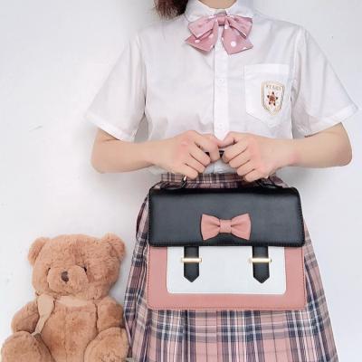 China OEM Waterproof Glitter Messenger Japanese Printed Purses Backpack JK Uniform Bag for sale