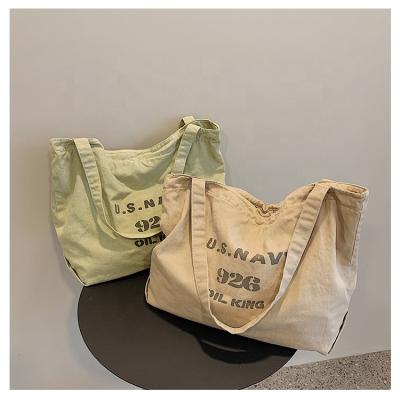 China Portable Wholesale Tote Bag Cheap Blank Custom Logo Canvas Tote Bag High Quality Cotton Bag 100% Recycled Cotton for sale