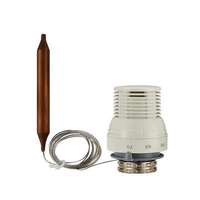 China Made of Brass M30*1.5 Radiator Heater Valve Temperature Controlled Main Controller Thermostat Remote Sensor for sale