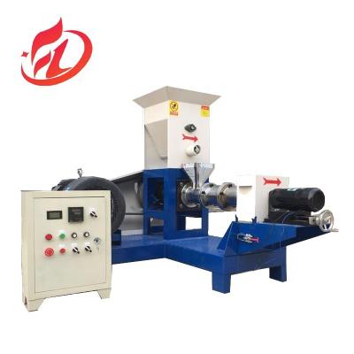 China Dry Dog Food Pellet Making Machine / Dry Cat Fish Food Extruder / dog food extrusion machine for sale