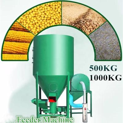 China Best Poultry Small Feed Crusher Machine Fish Animal Feed Grinder and Mixer Bean Corn Wheat Cassave China Brand Carbon Steel 380v for sale