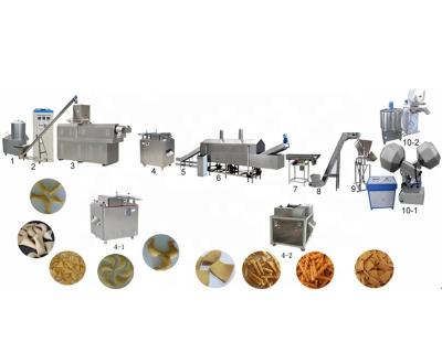 China Jinan Frying Pellets Papad Fryum Snack Food Production Line with Capacity 100-150kg/h for sale