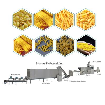 China Macaroni Making Machine / Pasta Production Line Macaroni Spaghetti Making Machine Small Rice Milling Machine Automatic 2021 2000 for sale