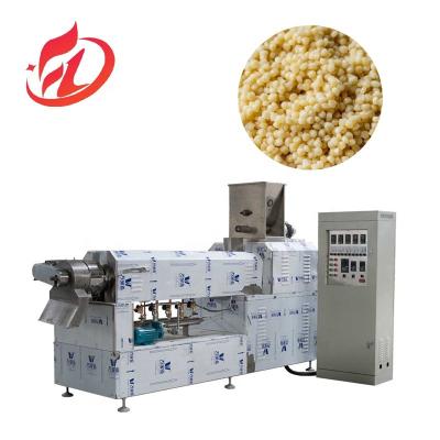 China Full Automatic Grain Products Production Line Single Screw Extruder Couscous Rice Making Machine Processing Line for sale