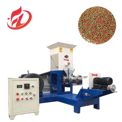 China Twin Screw Pet Food Extruder Fish Feed Extruder Fish Feed Pellet Machine Fish Food Processing Machine for sale