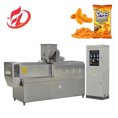 China Corn Chips Food Extruder Making Machine slanty snacks making machine corn puff making machines for sale