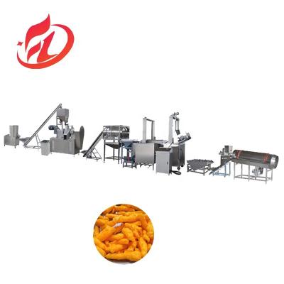 China PLC controlling mini corn puff kurkure making machine  kurkure making machine price kurkure production line for sale