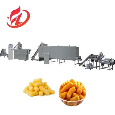 China PLC Puff Snacks Food Extruder Making Machine corn puff making machines Cheese Ball Making Machine for sale