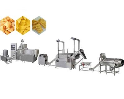 China Frying Snacks Pellet Chips Corn Fried Snacks French Fries Doritos Chips Making Machine Production Line for sale