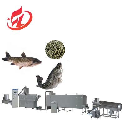 China 65mm Screw Diameter Floating Fish Feed Extruder Machine for Fish Feed Production Line for sale