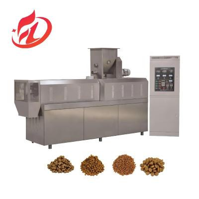 China Automatic dry dog food pellet making machine pet food extruder machine pet food pellet machine for sale