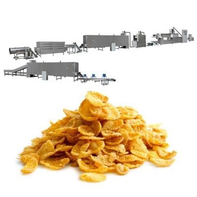 China Breakfast Cereal Production Line Corn Flakes Making Machine for sale