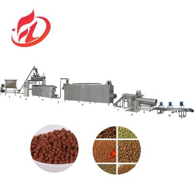 China MultiFunctional Fish Feed Pellets Food Processing Machine Aquatic Floating And Sinking Fish Pellets Feed Food Extruder for sale