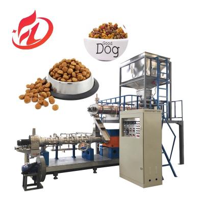 China Stainless Steel Dry Wet Pet Dog Cat Food Processing Production Line Pet Puppy Cat Fish Food Making Machine for sale